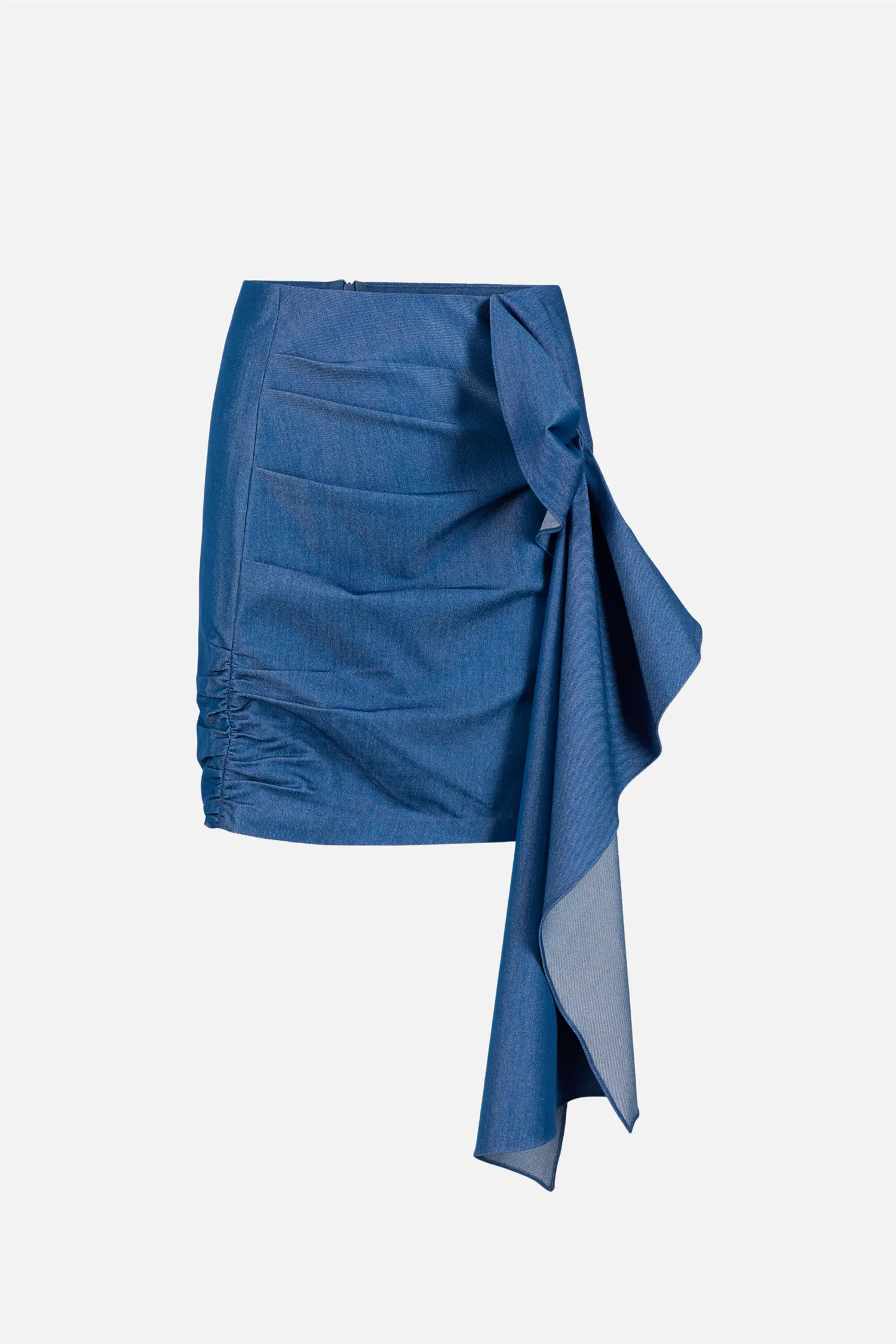 Air Chambray Skirt Blue