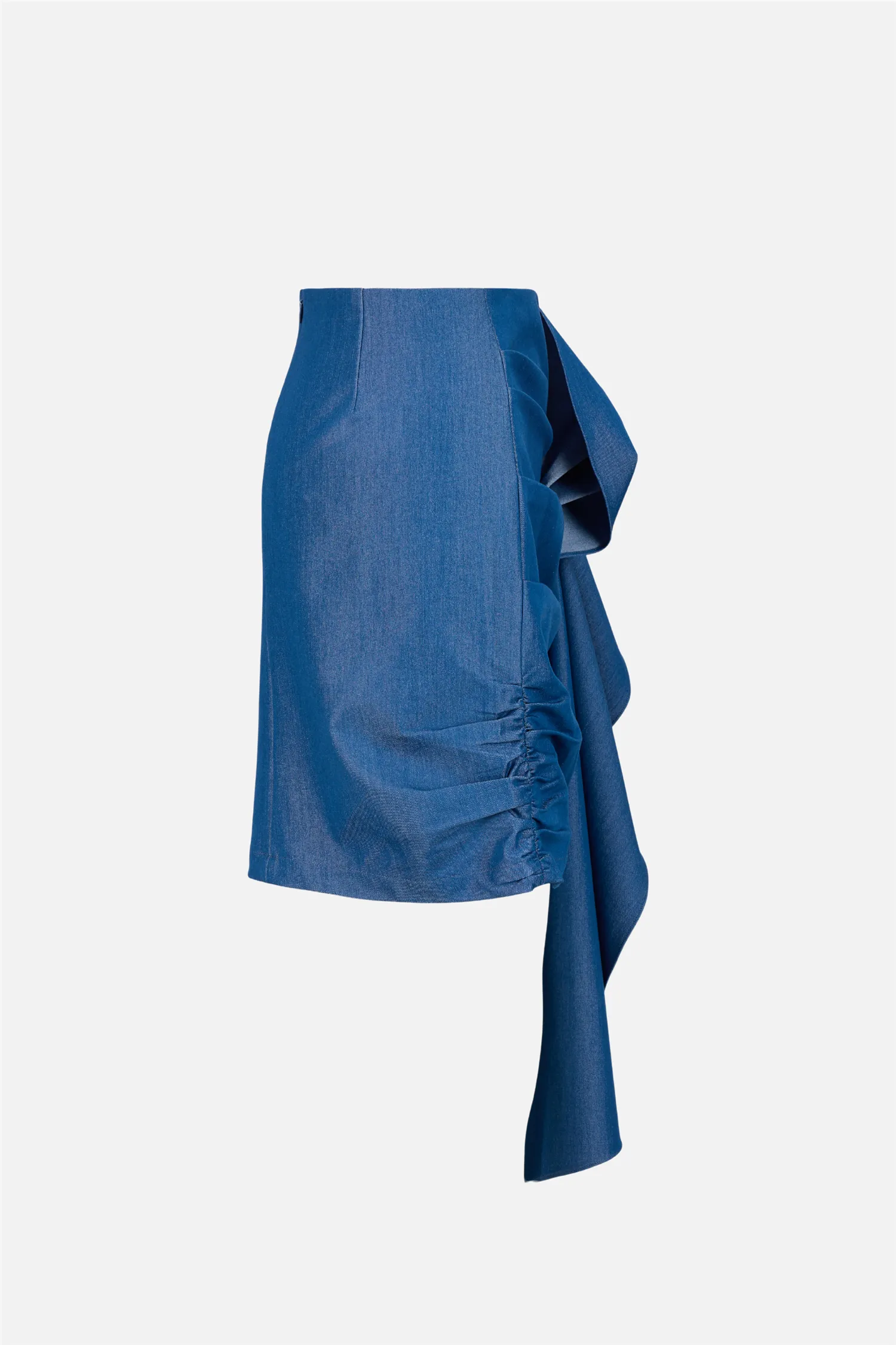 Air Chambray Skirt Blue