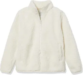 Amazon Essentials Girls and Toddlers' Sherpa Fleece Full-Zip Jacket