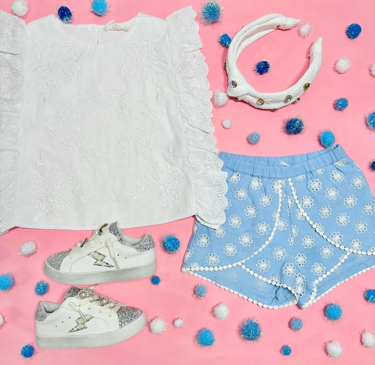 ASYA CHAMBRAY SHORTS