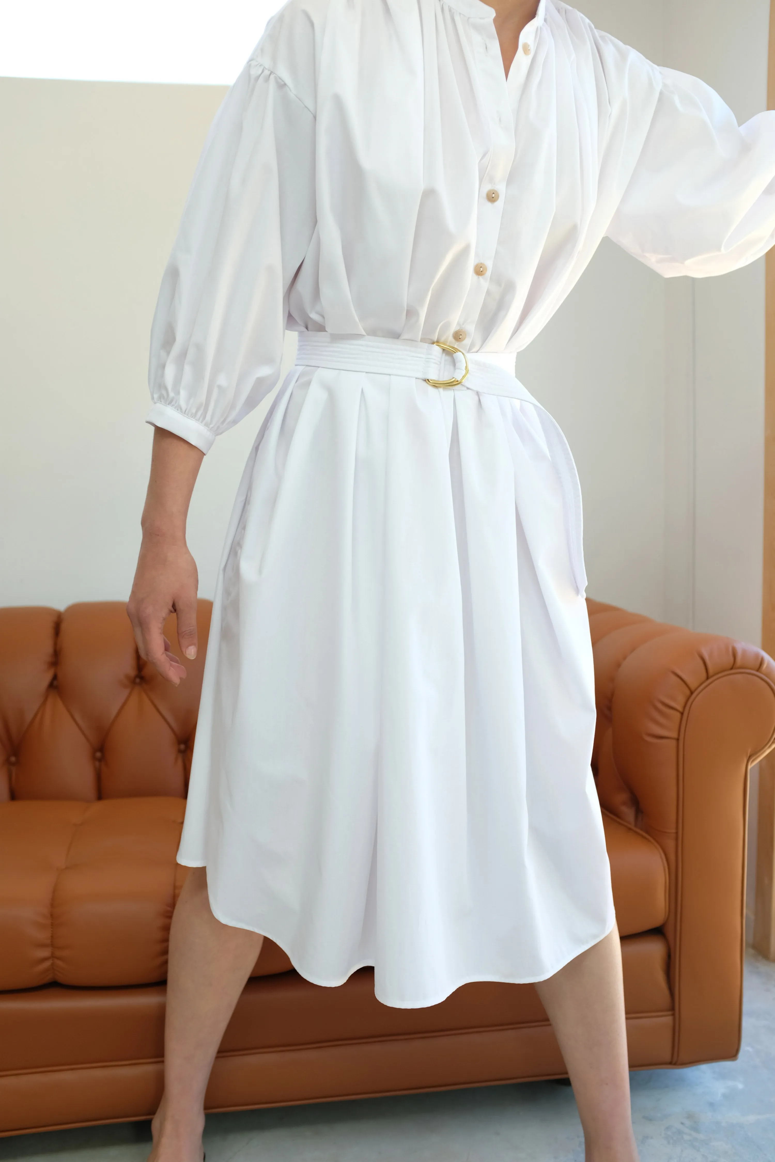 Beklina Tondo Dress White
