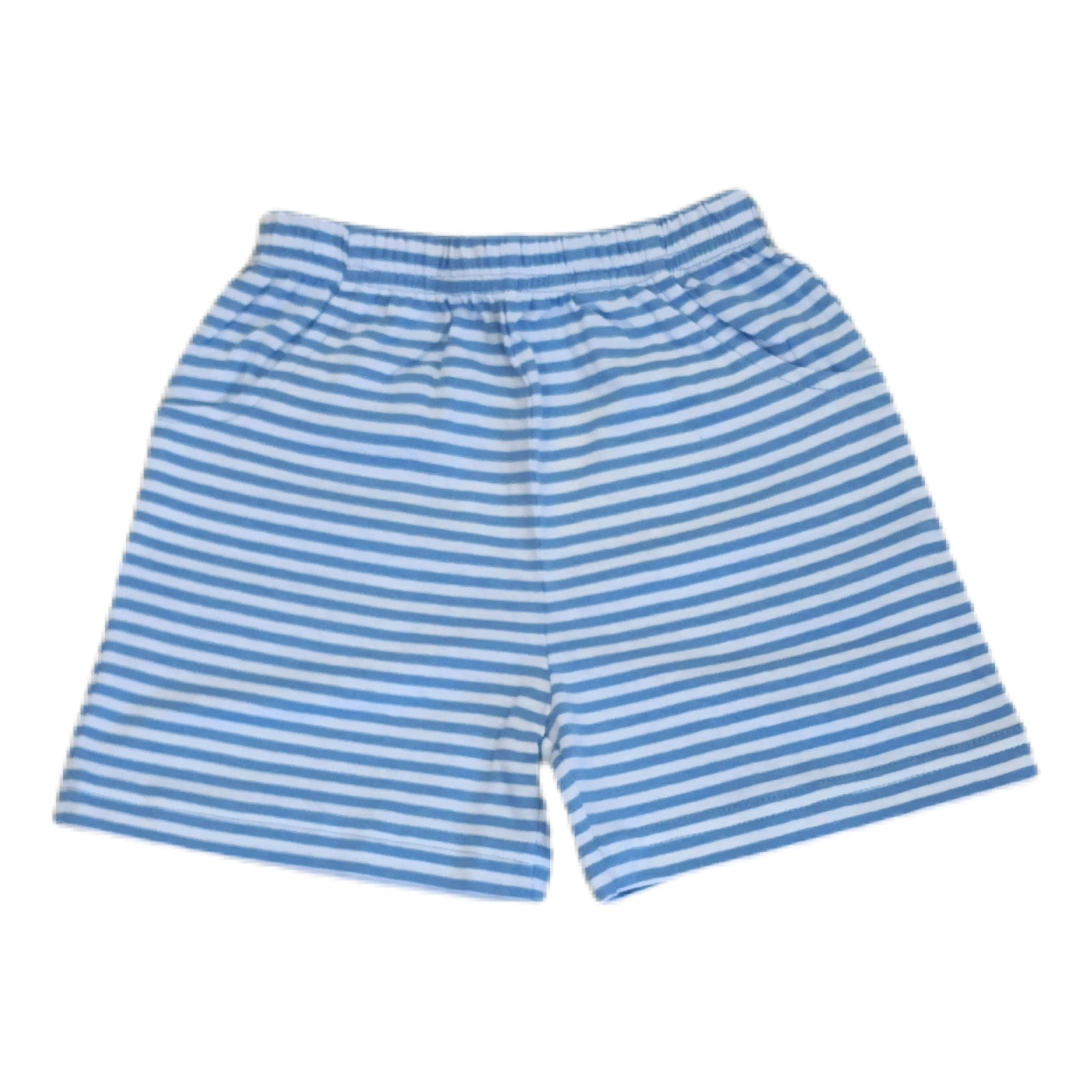 Chambray Str Front Pocket Shorts