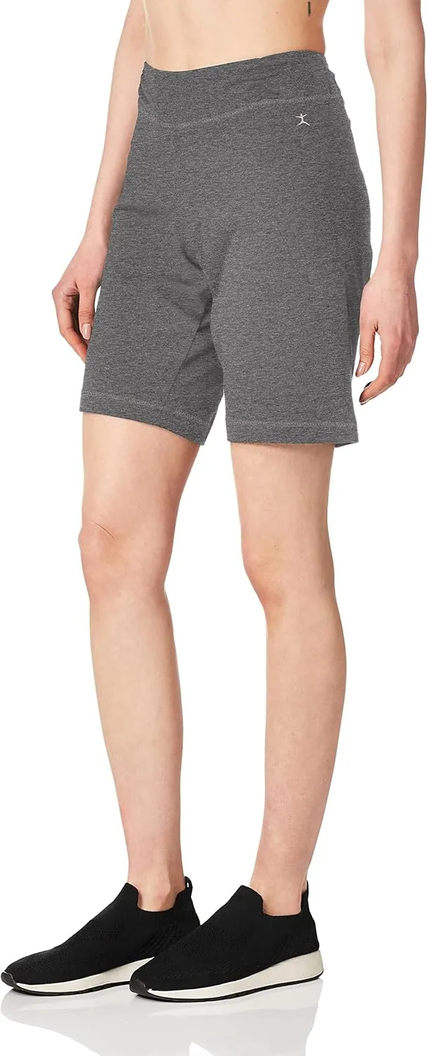 Danskin Women's Essential Side Shirred Bermuda Short