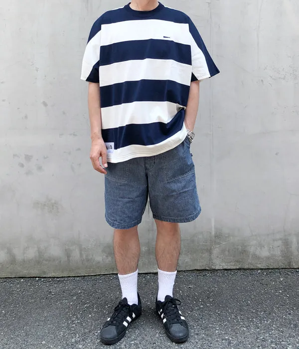 DESCENDANT/HORIZONTAL STRIPE SS (NAVY)