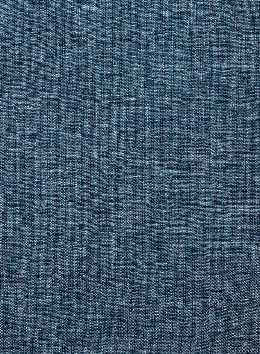 Easy Pants Indigo Blue Linen