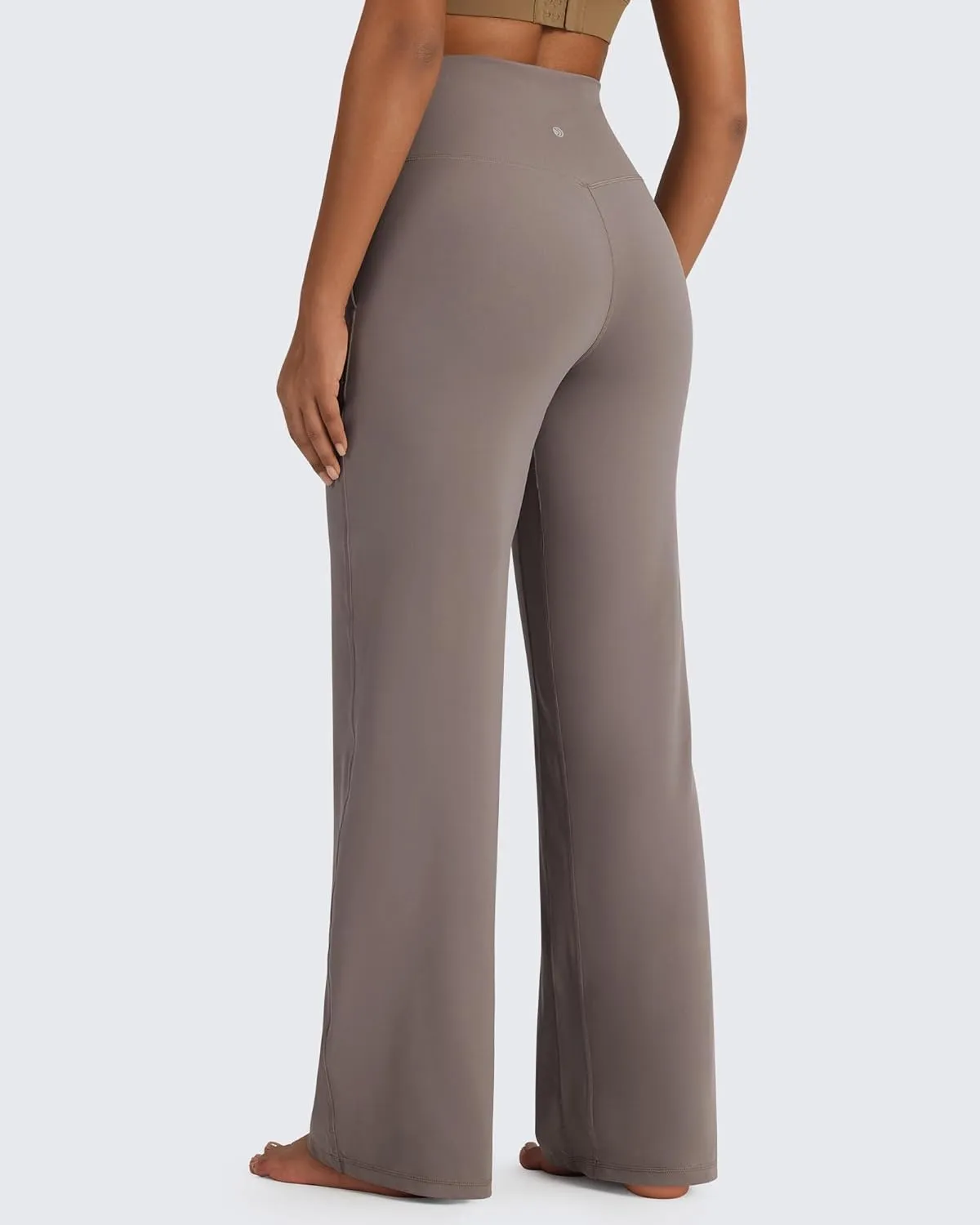 G4Free BareFeel Yoga Pants Women Wide Leg Pants with Pockets High Waisted Dress Pants Comfy Sweatpants 29"/31"/33"