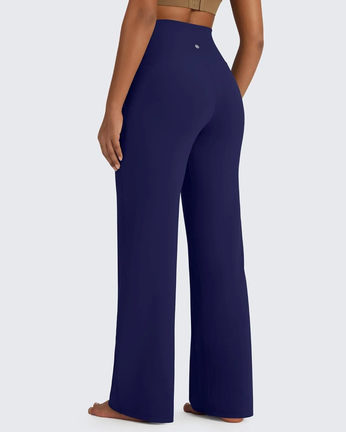 G4Free BareFeel Yoga Pants Women Wide Leg Pants with Pockets High Waisted Dress Pants Comfy Sweatpants 29"/31"/33"