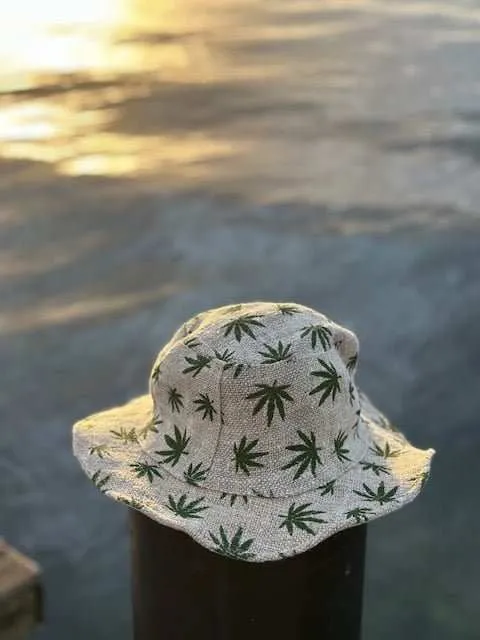 Hemp Leaf Sun Hat