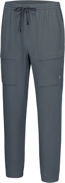 Little Donkey Andy Men's Cargo Joggers Lightweight Quick Dry Hiking Pants Athletic Running Workout Lounge Casual Outdoor