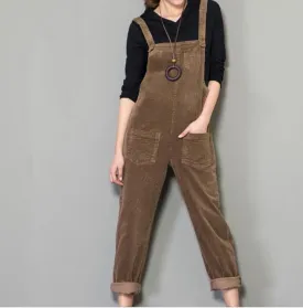 Loose Casual Spring Denim Overall Women Jumpsuits Dress