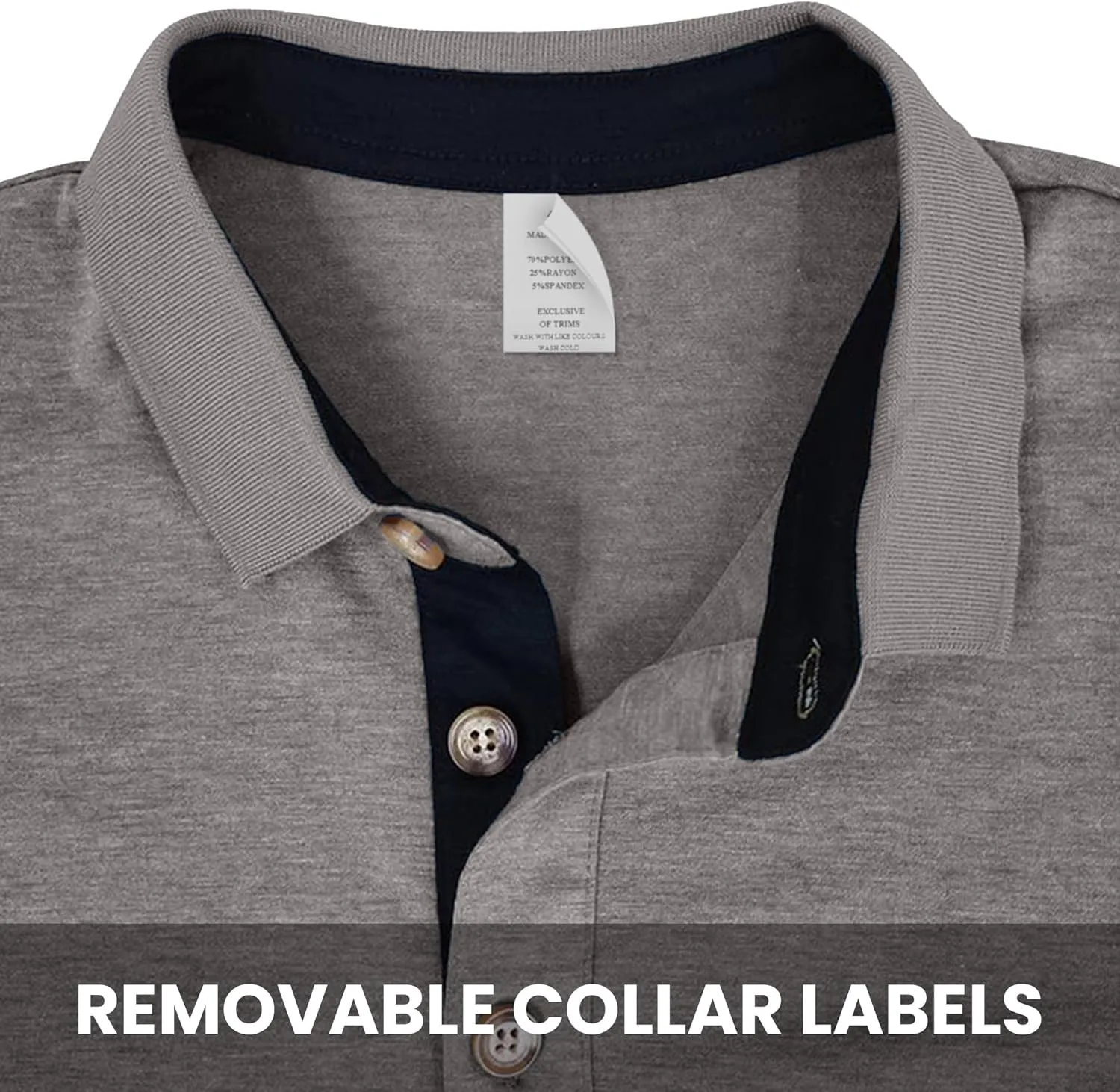 Men's Casual Polo Shirts Classic Button Short Sleeve Shirt Breathable Stylish Golf Tops Polo Shirts for Men
