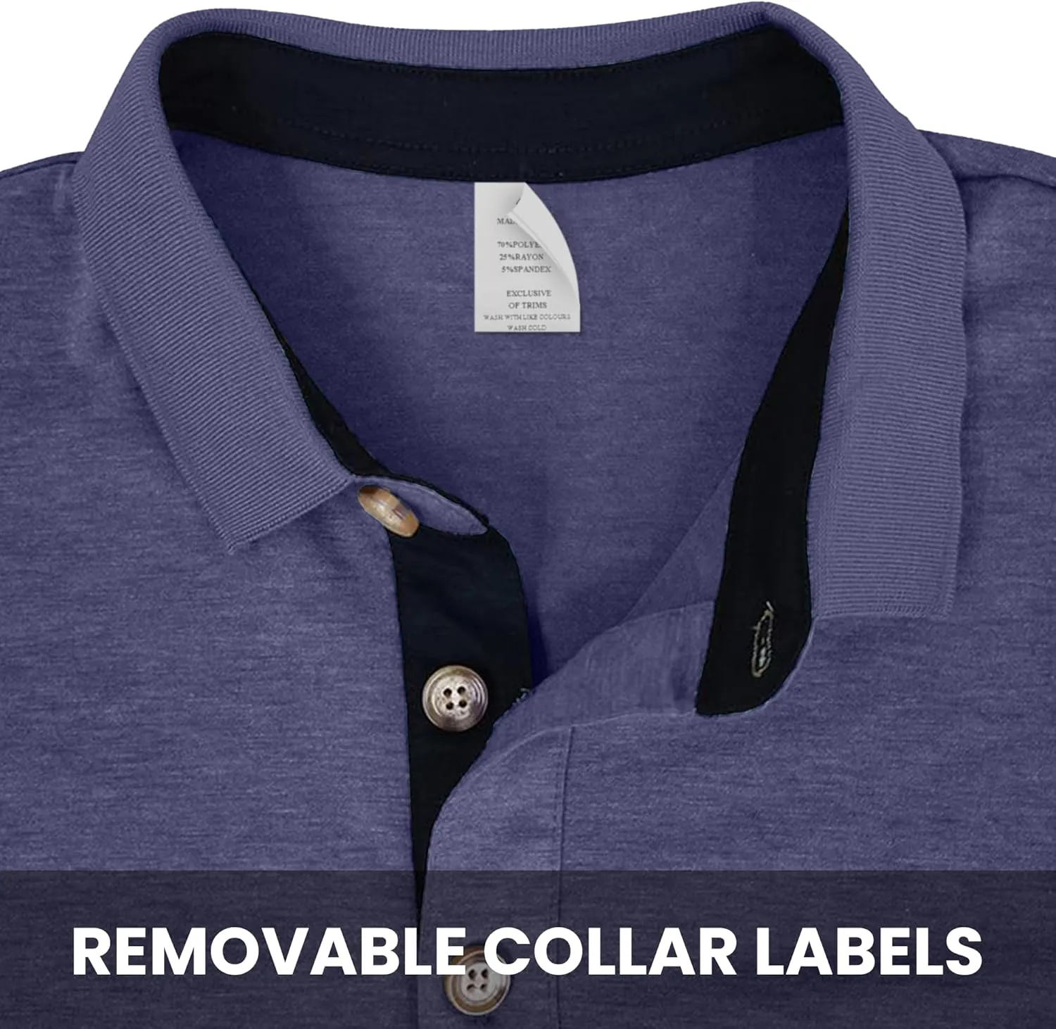 Men's Casual Polo Shirts Classic Button Short Sleeve Shirt Breathable Stylish Golf Tops Polo Shirts for Men