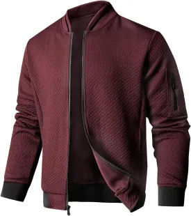 Mens Loose Fit Lightweight Jacket Casual Stylish bomber Jacket