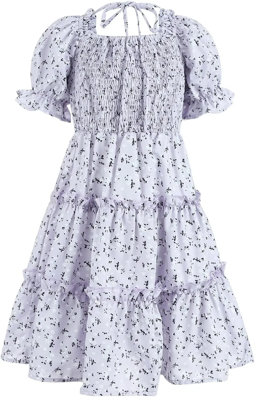 Mommy and Me Dresses Off Shoulder Irregular Ruffle Hem Chiffon Maxi Dress Summer Family Matching Outfit Beachwear