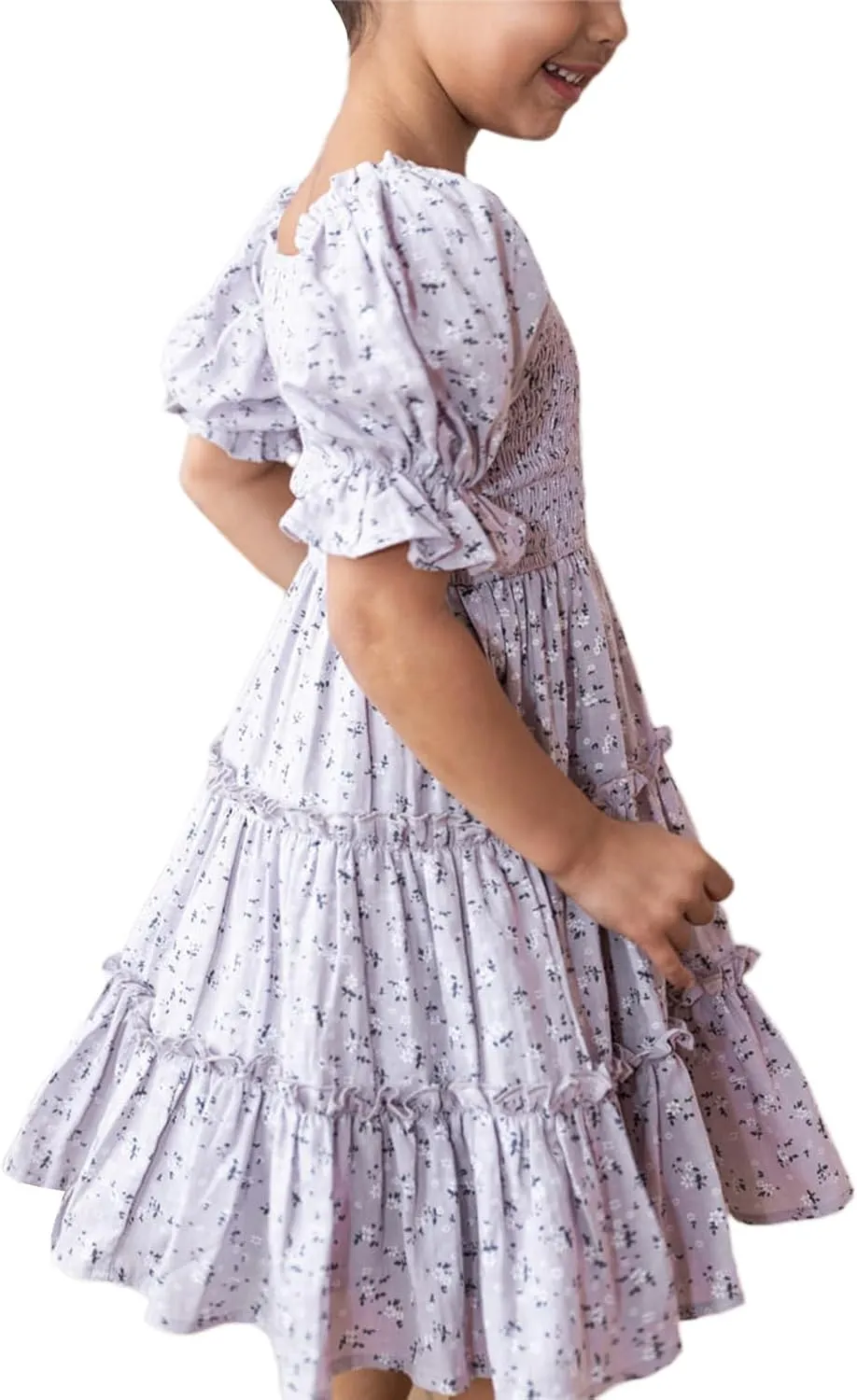 Mommy and Me Dresses Off Shoulder Irregular Ruffle Hem Chiffon Maxi Dress Summer Family Matching Outfit Beachwear