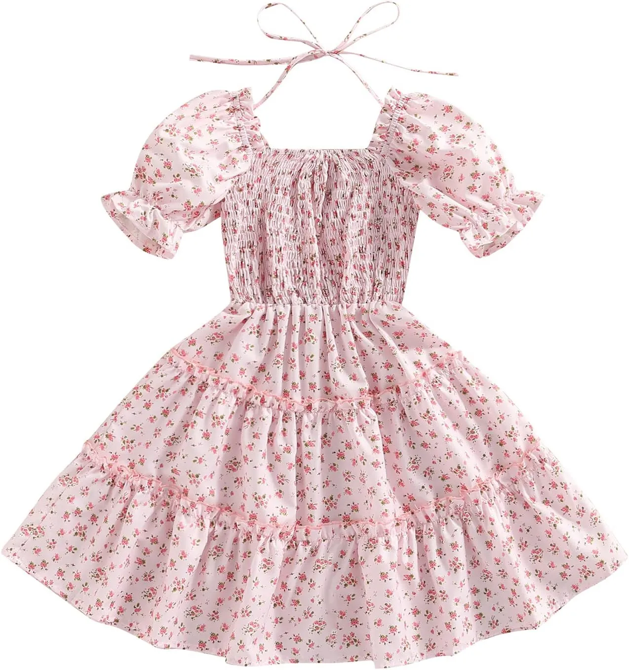Mommy and Me Dresses Off Shoulder Irregular Ruffle Hem Chiffon Maxi Dress Summer Family Matching Outfit Beachwear