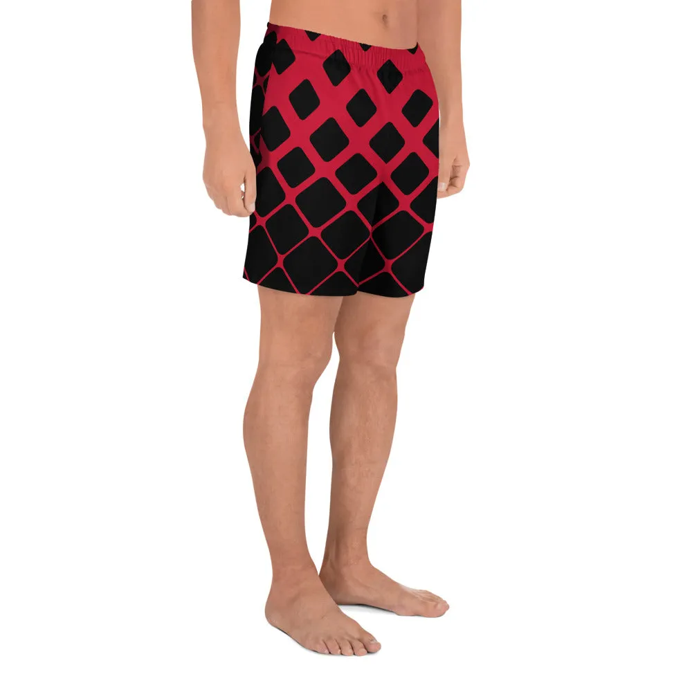 Red & Black Swim & Exercise Shorts