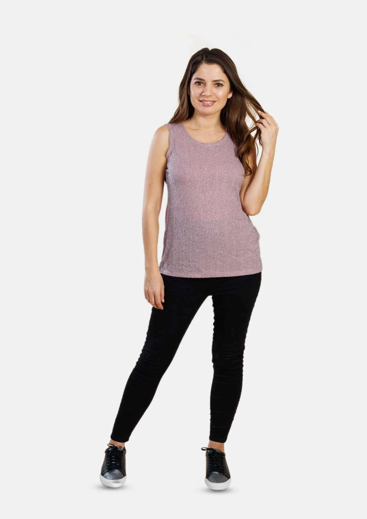 Sleeveless Sequin Top