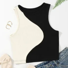 Swirly Sleeveless Tank Top