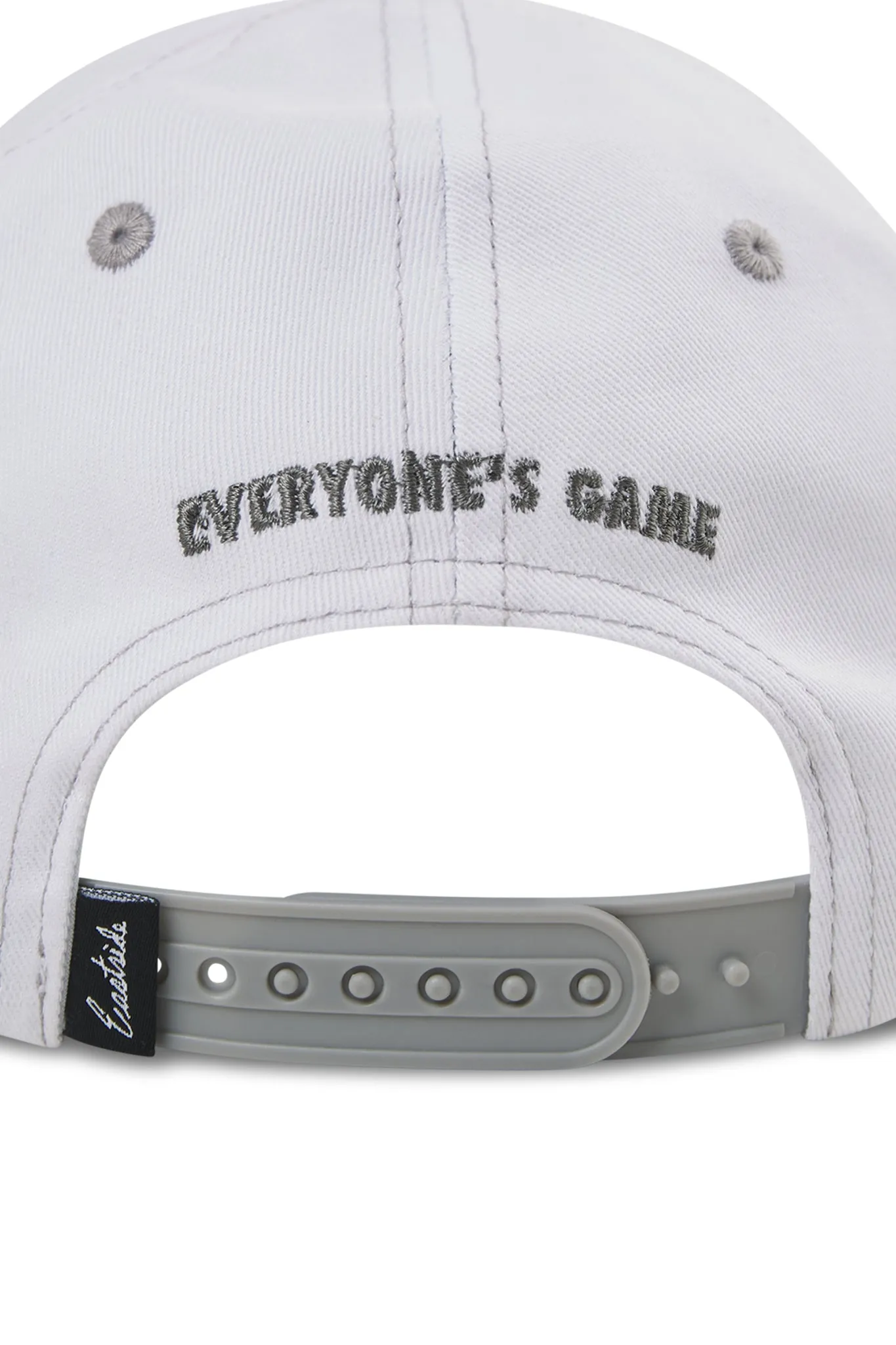 White/Cool Grey 5 Panel 2 Tone Hat