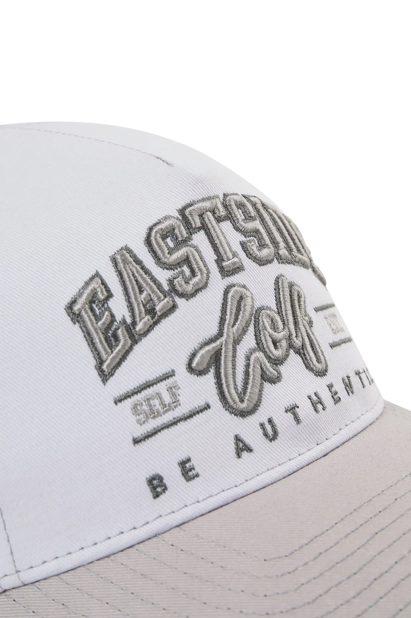 White/Cool Grey 5 Panel 2 Tone Hat