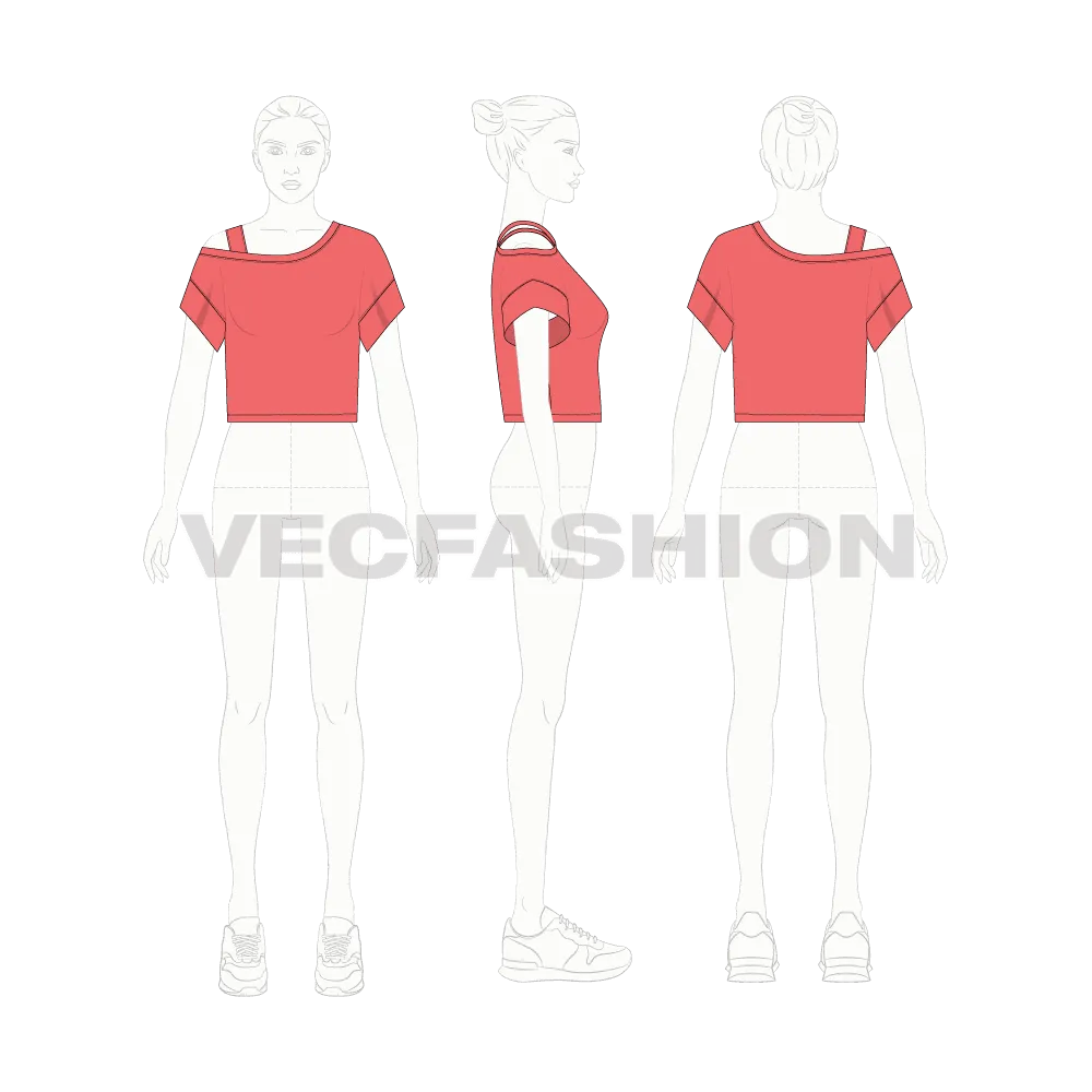Women's Off-shoulder Top