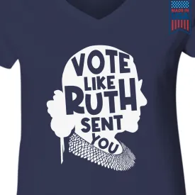 Women's V-neck T-shirt TSVB458