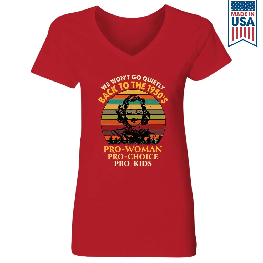 Women's V-neck T-shirt TSVB618