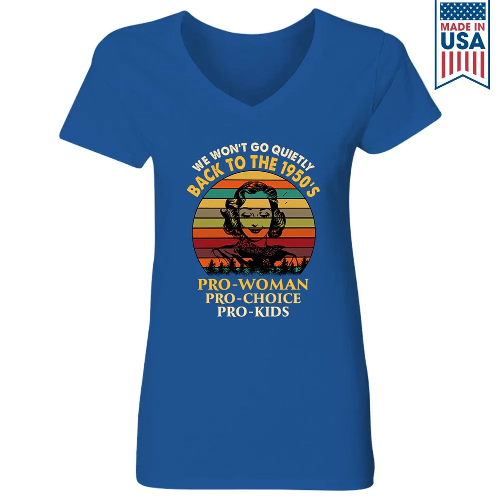 Women's V-neck T-shirt TSVB618