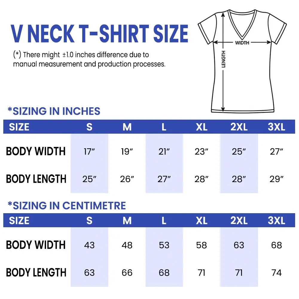 Women's V-neck T-shirt TSVB618