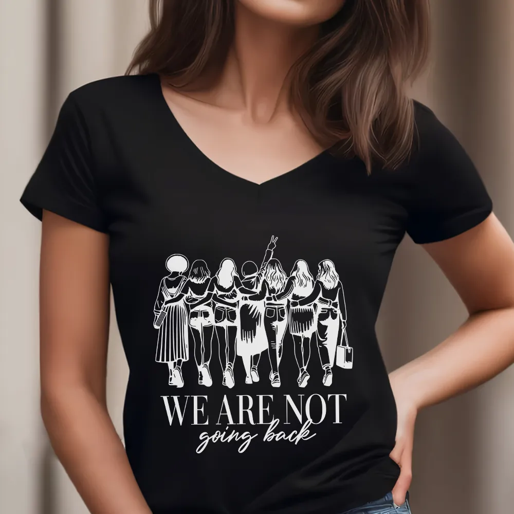 Women's V-neck T-shirt TSVB708
