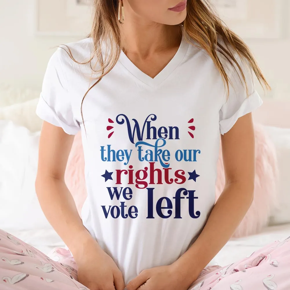 Women's V-neck T-shirt TSVW575