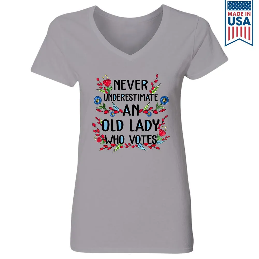 Women's V-neck T-shirt TSVW593